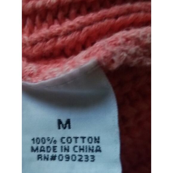 L.A. Hearts Women's Girls Sweater crop top Long Sleeve Knit Pink/Orange Size M - Picture 11 of 13